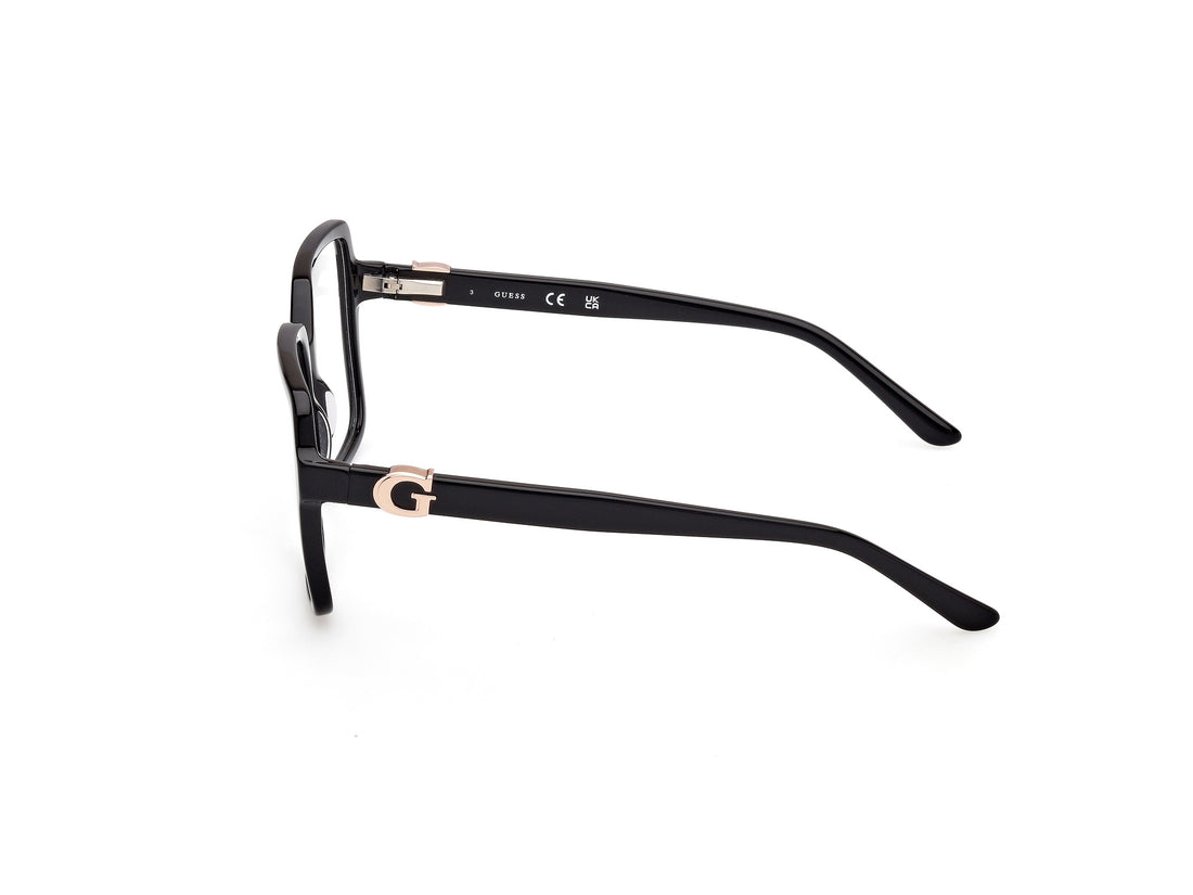Occhiali da vista guess gu50228 001 negro square femenino taglia 56mm - Vista dettagliata