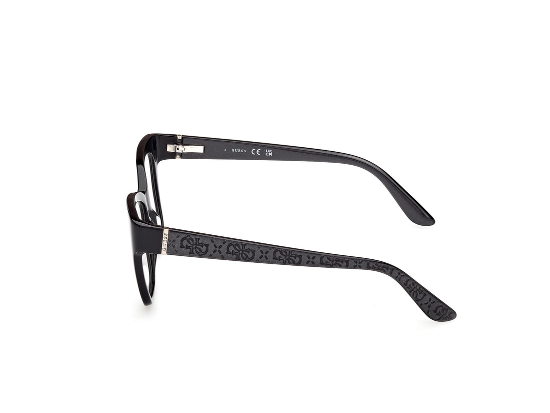 Occhiali da vista guess gu50233 001 negro square femenino taglia 53mm - Vista dettagliata