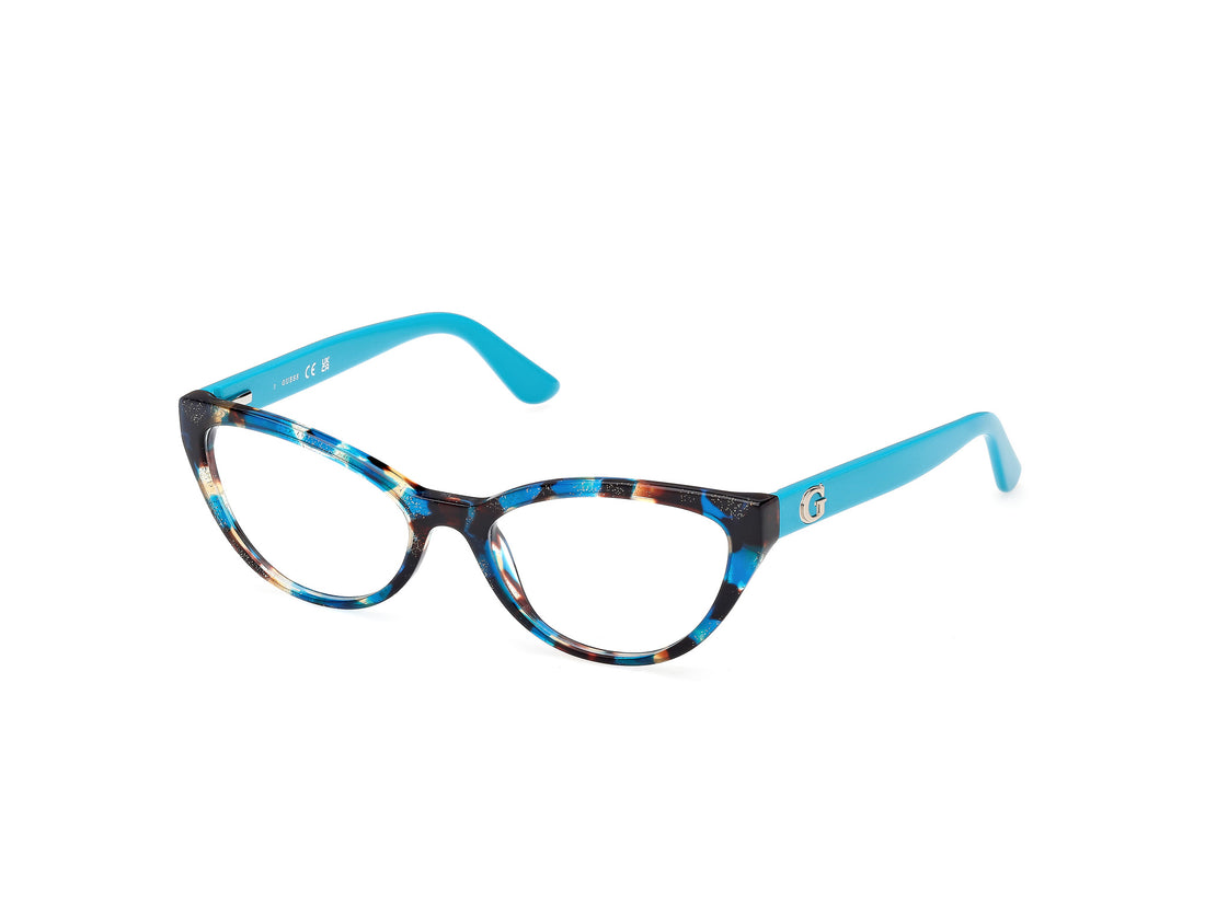 Occhiali da vista guess gu50236 087 azul cat eye femenino taglia 54mm - Vista principale