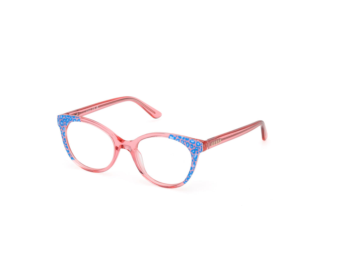 Lunettes de vue guess gu50267 074 rosa round femenino taille 46mm - Vue principale