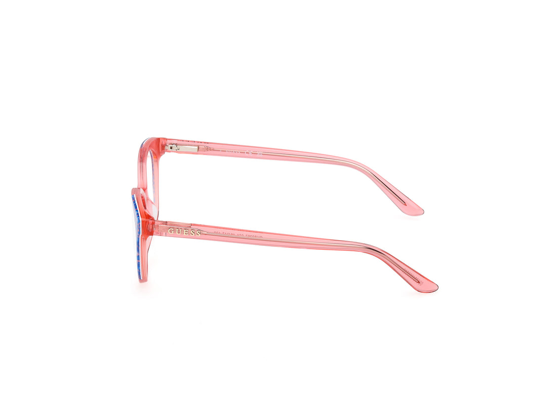 Lunettes de vue guess gu50267 074 rosa round femenino taille 46mm - Vue détaillée
