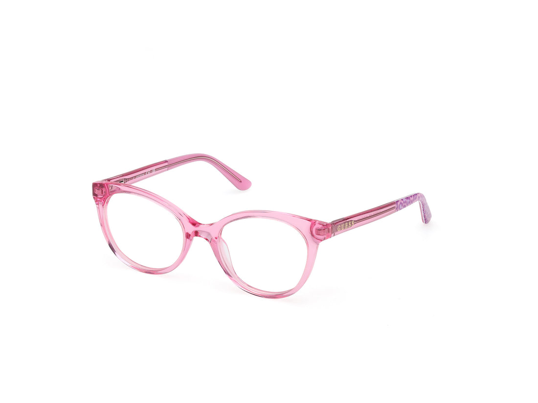 Lunettes de vue guess gu50267 075 rosa round femenino taille 46mm - Vue principale
