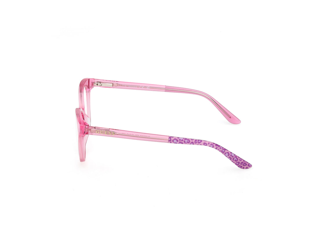 Lunettes de vue guess gu50267 075 rosa round femenino taille 46mm - Vue détaillée
