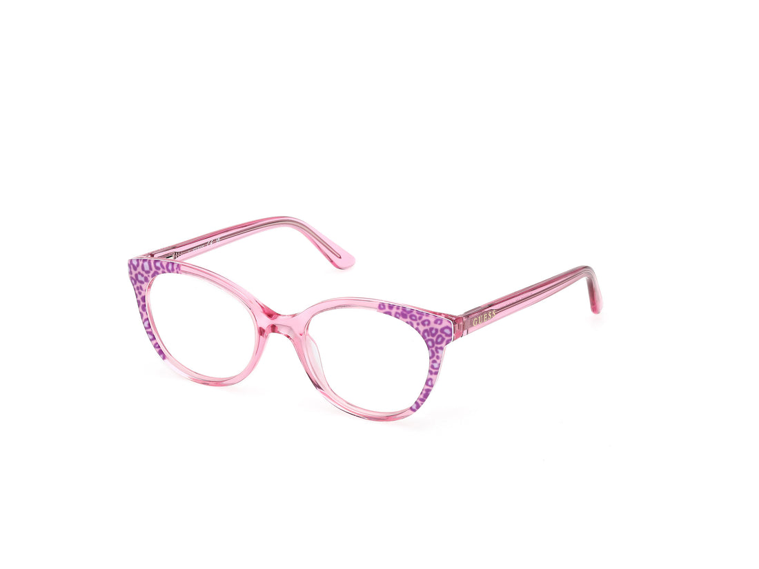 Lunettes de vue guess gu50267 077 rosa round femenino taille 46mm - Vue principale