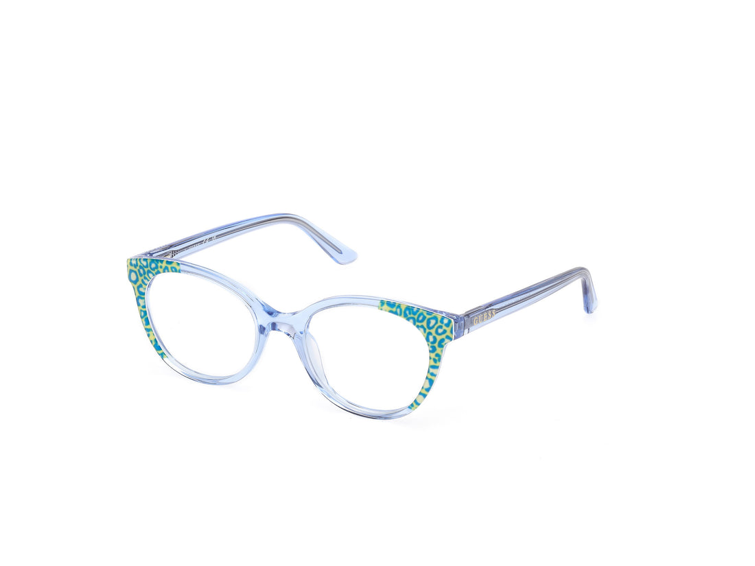 Lunettes de vue guess gu50267 092 azul round femenino taille 46mm - Vue principale