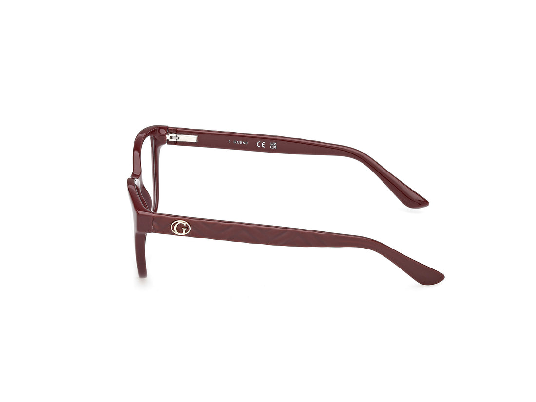 Occhiali da vista guess gu50307 069 burdeos rectangular femenino taglia 53mm - Vista dettagliata