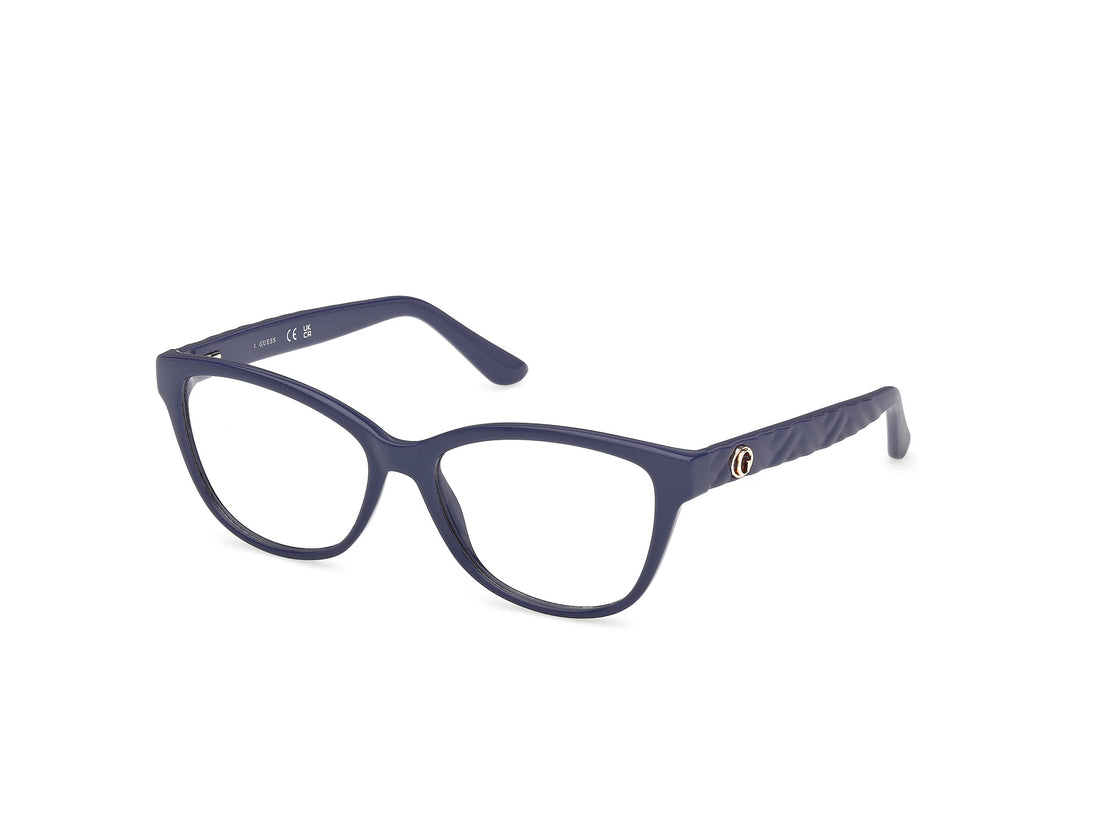 Gafas graduadas guess gu50307 090 azul rectangular femenino talla 50mm - Vista principal