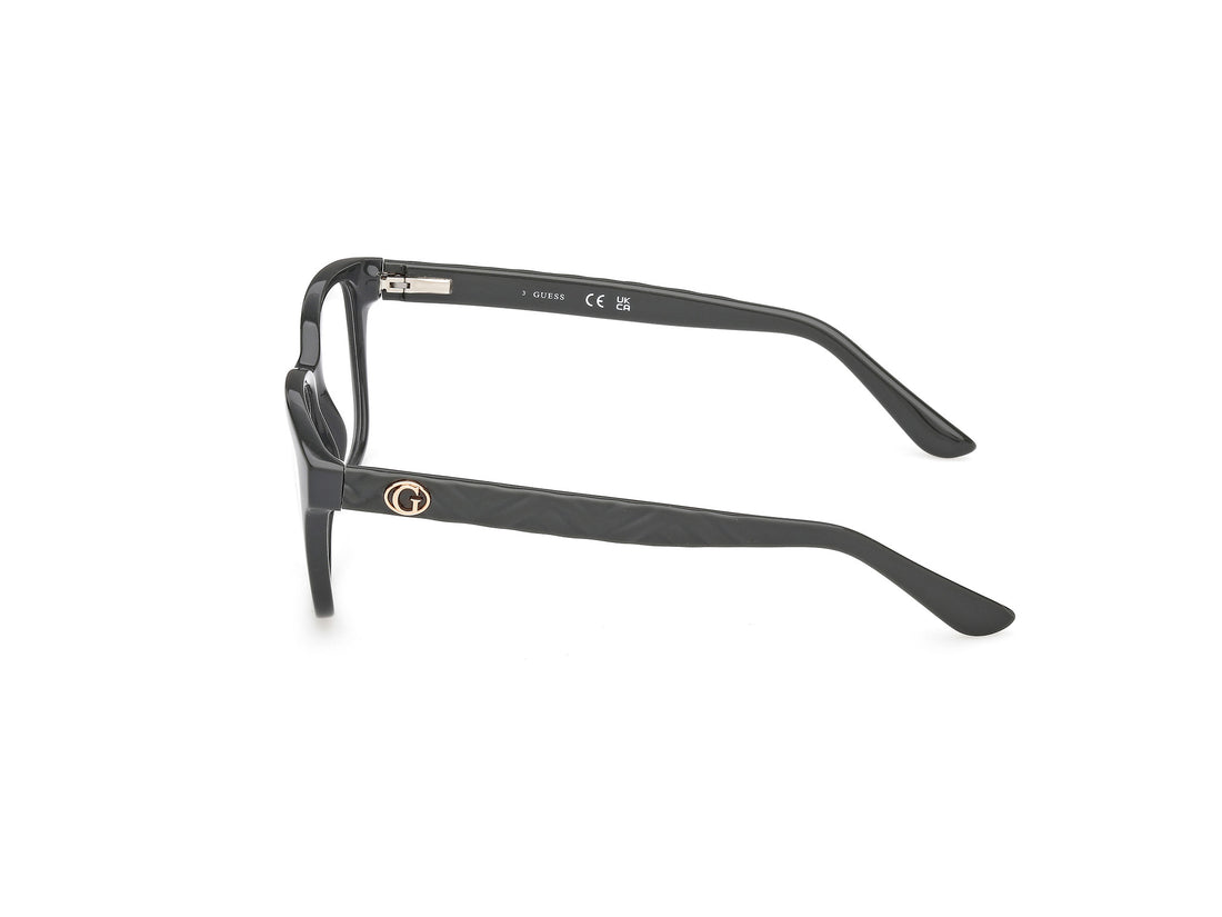 Gafas graduadas guess gu50308 096 verde rectangular femenino talla 53mm - Vista de detalle