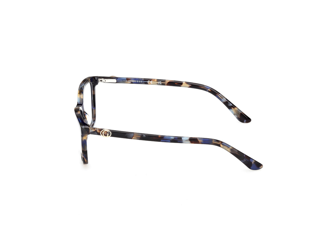 Gafas graduadas guess gu50310 092 azul rectangular femenino talla 52mm - Vista de detalle