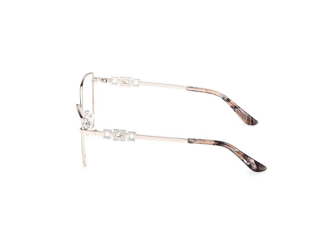 Brillen guess gu50316 057 beige cat eye femenino größe 55mm - Detailansicht