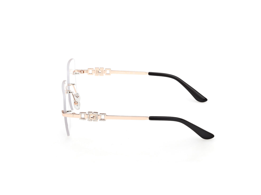 Occhiali da vista guess gu50319 028 dorado square femenino taglia 56mm - Vista dettagliata