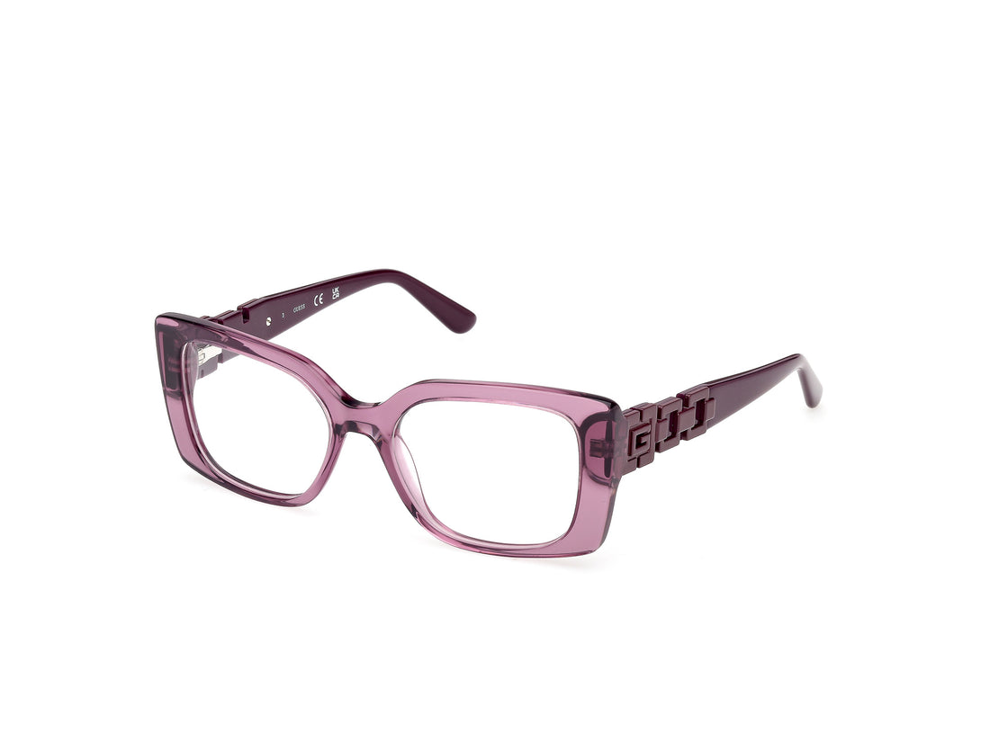 Brillen guess gu50322 081 violeta rectangular femenino größe 51mm - Hauptansicht