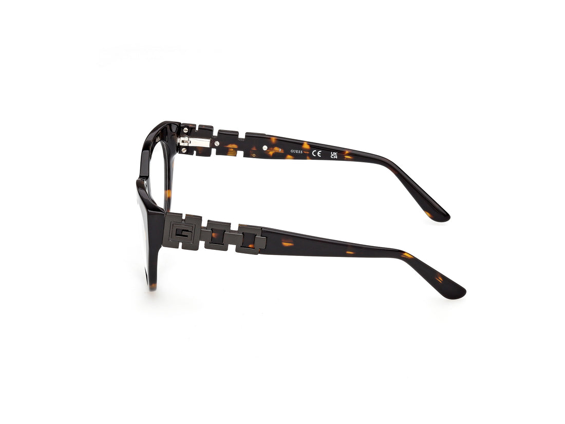 Brillen guess gu50323 052 havana cat eye femenino größe 51mm - Detailansicht