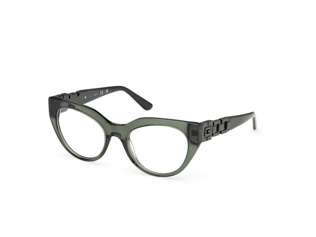 Brillen guess gu50323 096 verde cat eye femenino größe 51mm - Hauptansicht
