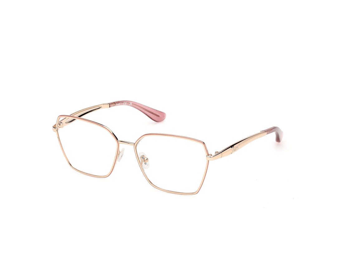 Brillen guess gu50384 074 rosa square femenino größe 55mm - Hauptansicht