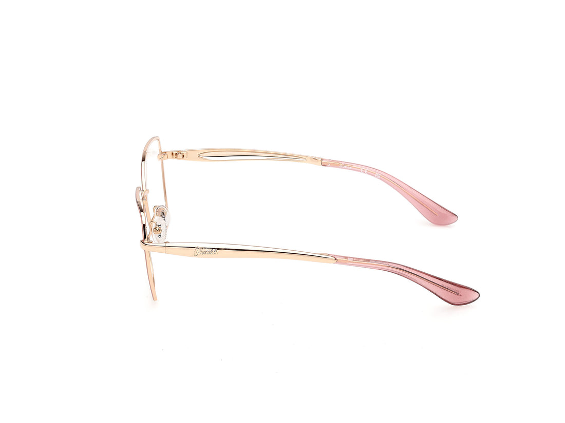 Brillen guess gu50384 074 rosa square femenino größe 55mm - Detailansicht