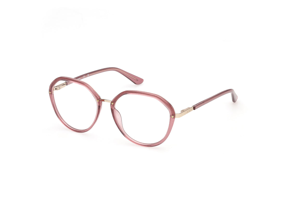 Brillen guess gu50387 074 rosa round femenino größe 53mm - Hauptansicht