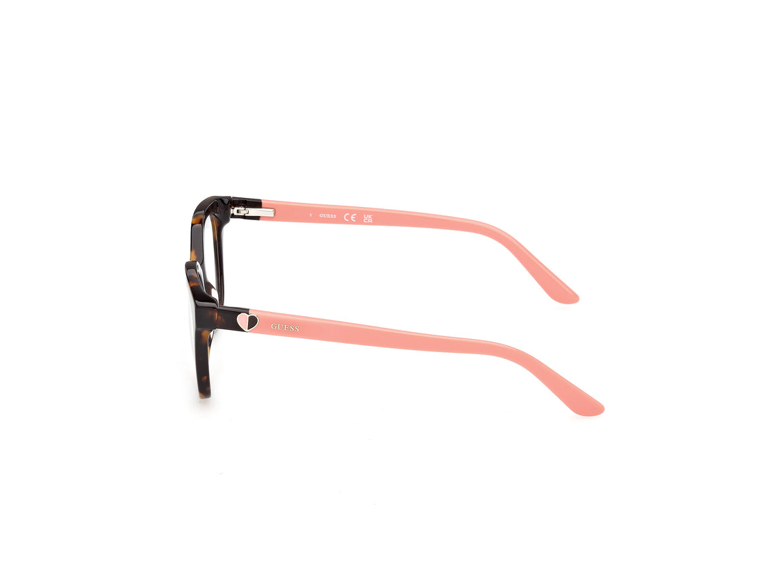 Brillen guess gu50397 052 havana square femenino größe 45mm - Detailansicht