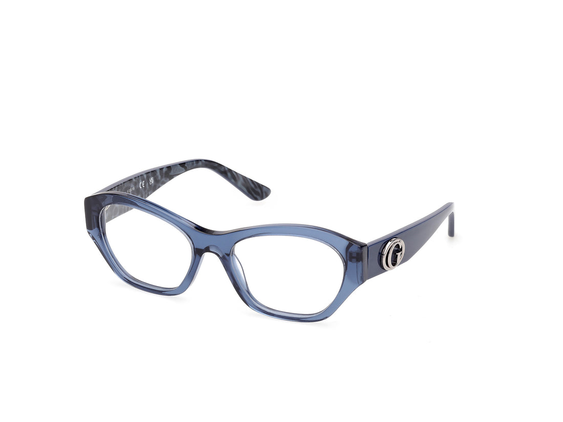 Brillen guess gu50445 090 azul cat eye femenino größe 50mm - Hauptansicht