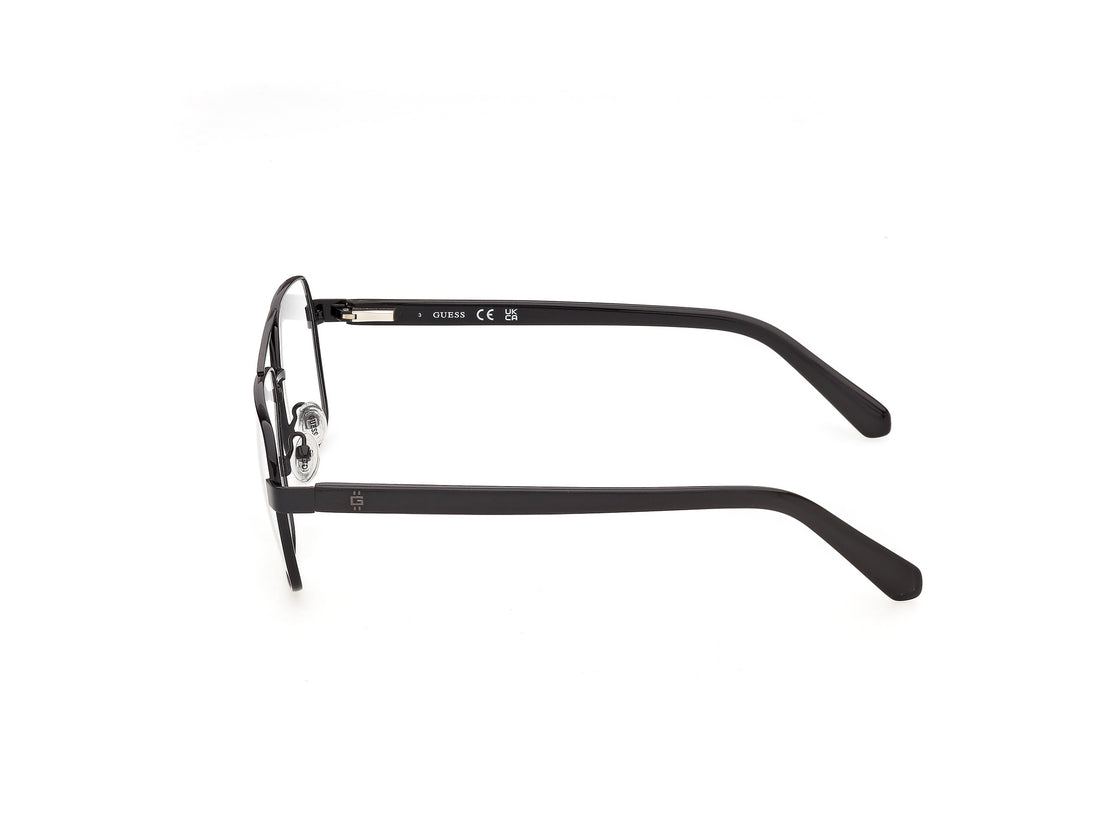 Lunettes de vue guess gu50449 001 negro navigator masculino taille 56mm - Vue détaillée