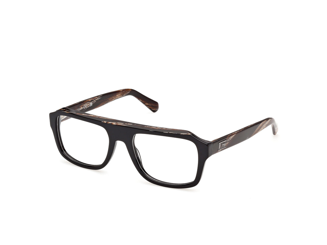 Lunettes de vue guess gu50451 001 negro rectangular masculino taille 54mm - Vue principale