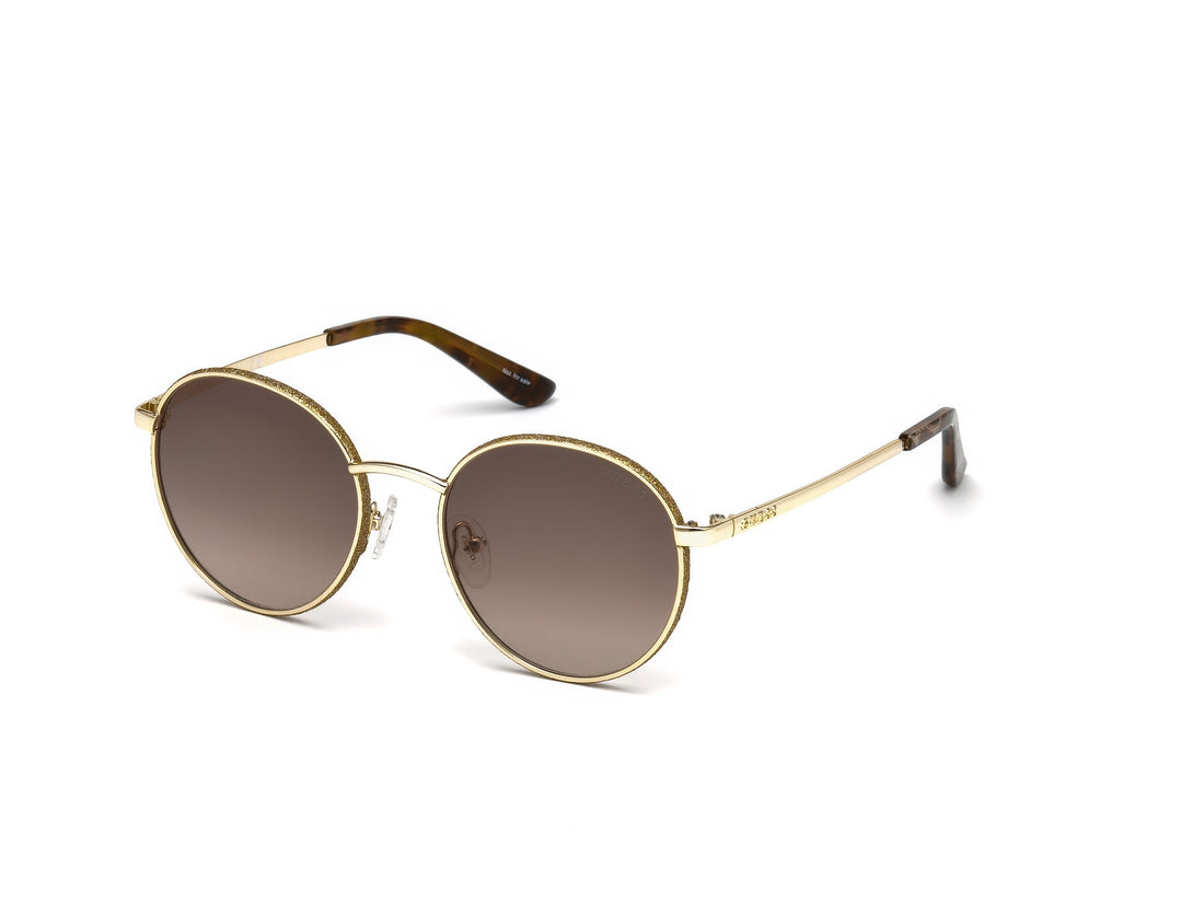 Solglasögon guess gu7556 32f round unisex storlek 51mm - Huvudvy