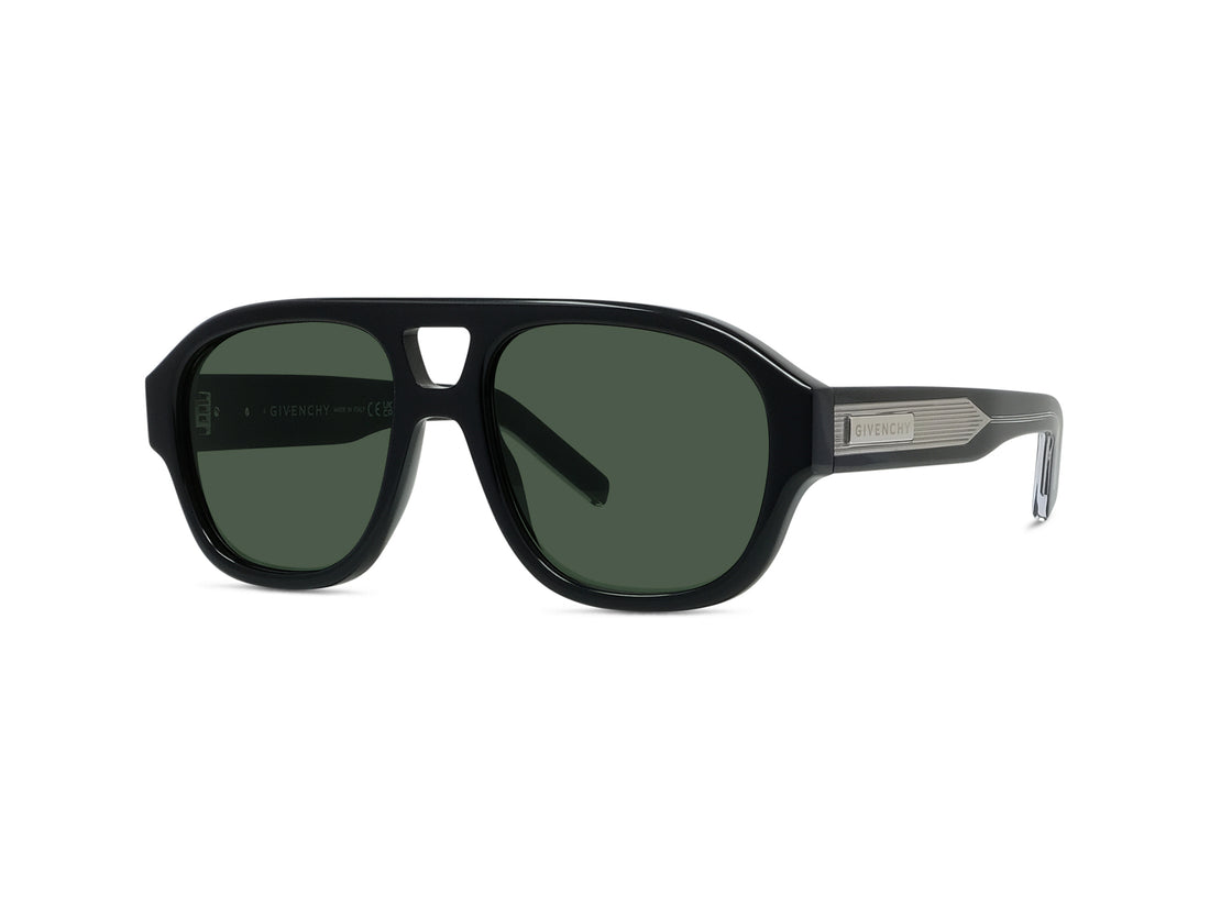 Sunglasses givenchy day gv40137u 01n black geometric masculino size 55mm - Main view