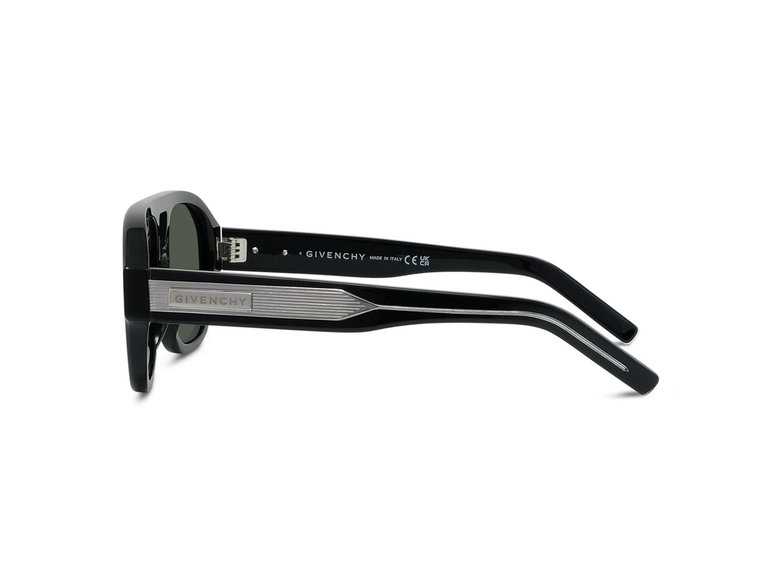 Sunglasses givenchy day gv40137u 01n black geometric masculino size 55mm - Detailed view
