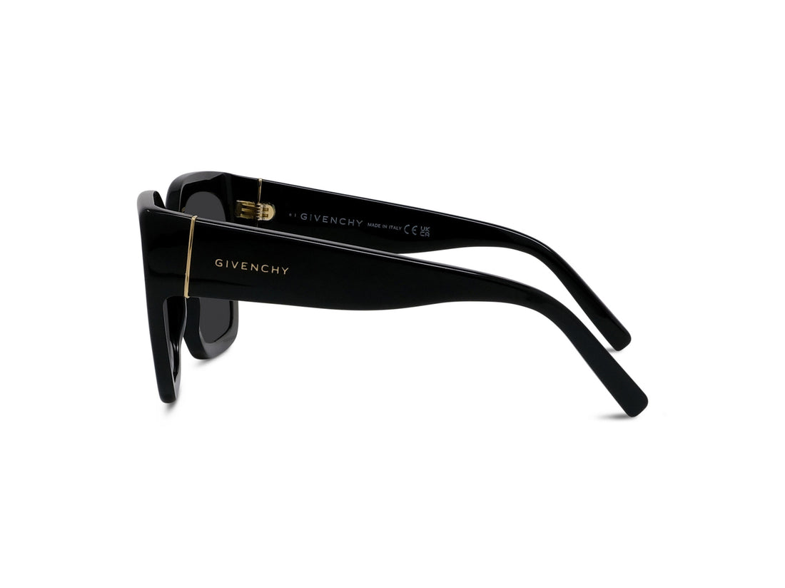 Sunglasses givenchy bold gv40139i 01a black square femenino size 53mm - Detailed view