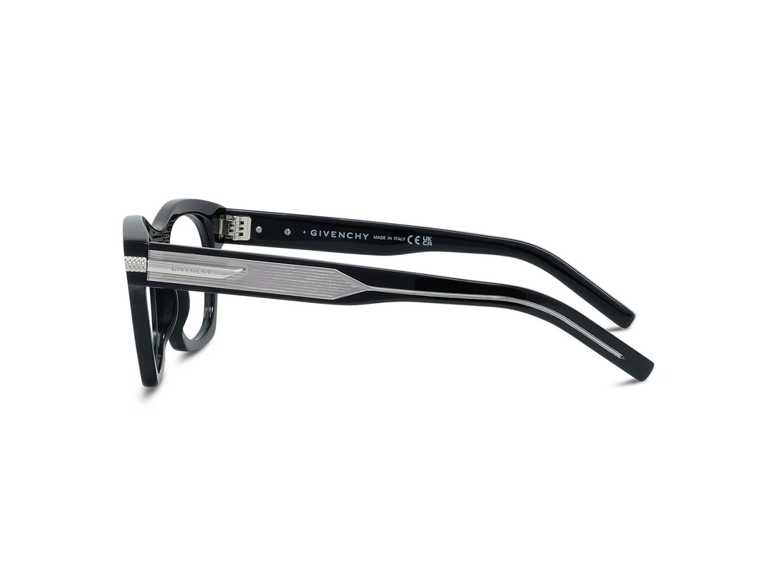 Occhiali da vista givenchy gv one gv50090i 001 black geometric masculino taglia 51mm - Vista dettagliata