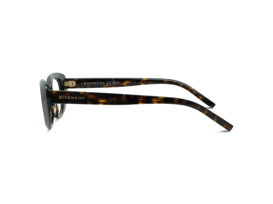 Occhiali da vista givenchy city gv50097i 052 havana cat eye femenino taglia 53mm - Vista dettagliata