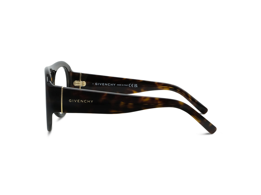 Occhiali da vista givenchy bold gv50100i 052 havana pilot femenino taglia 55mm - Vista dettagliata
