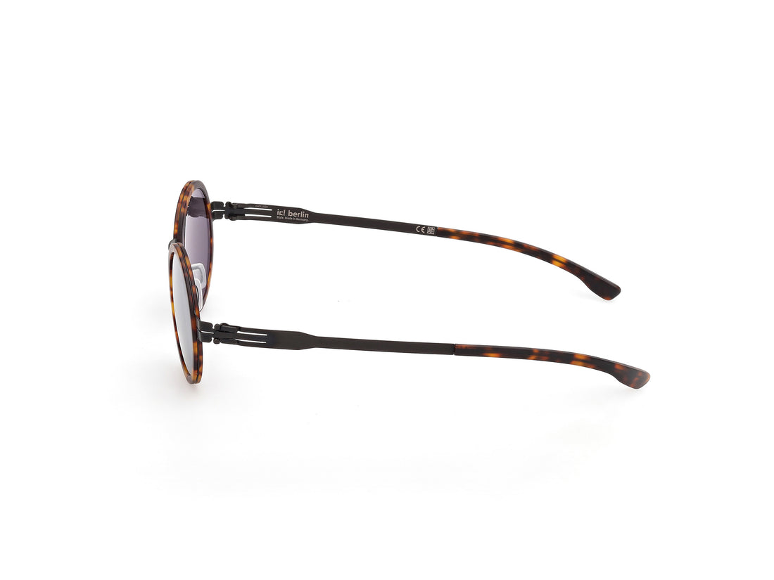 Sonnenbrillen ic! berlin ic0030 bent 05c negro round unisex größe 43mm - Detailansicht