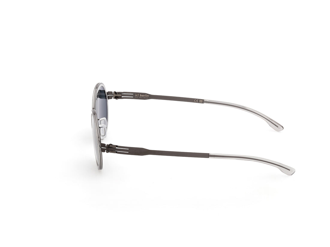 Sonnenbrillen ic! berlin ic0030 bent 05n negro round unisex größe 43mm - Detailansicht