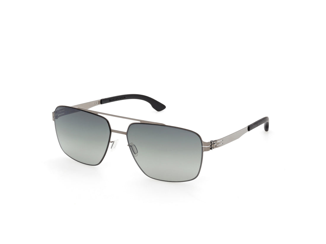Lunettes de soleil ic! berlin ic0065 ryan 02p negro oval unisex taille 60mm - Vue principale