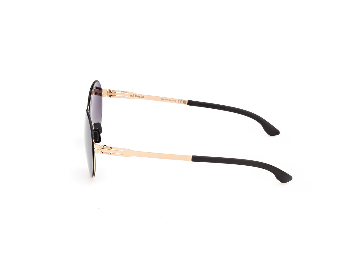 Gafas de sol ic! berlin ic0215 05b negro round unisex talla 53mm - Vista de detalle