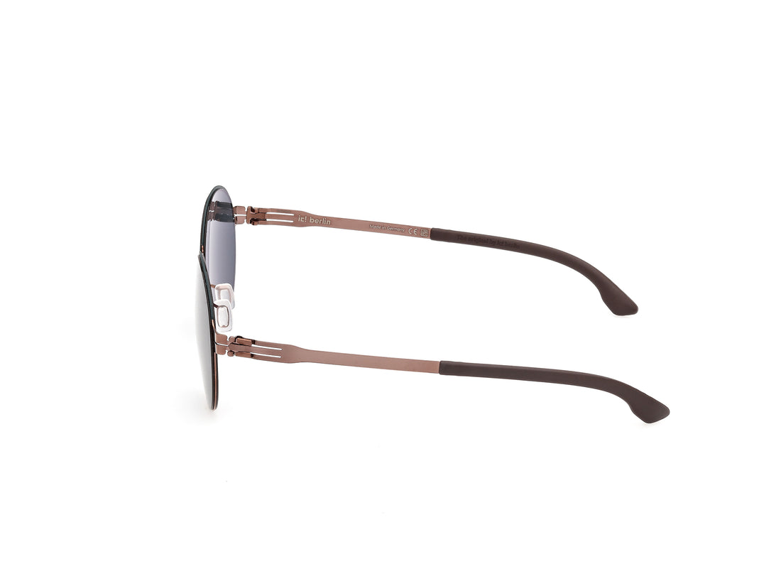 Gafas de sol ic! berlin ic0215 98n verde round unisex talla 53mm - Vista de detalle