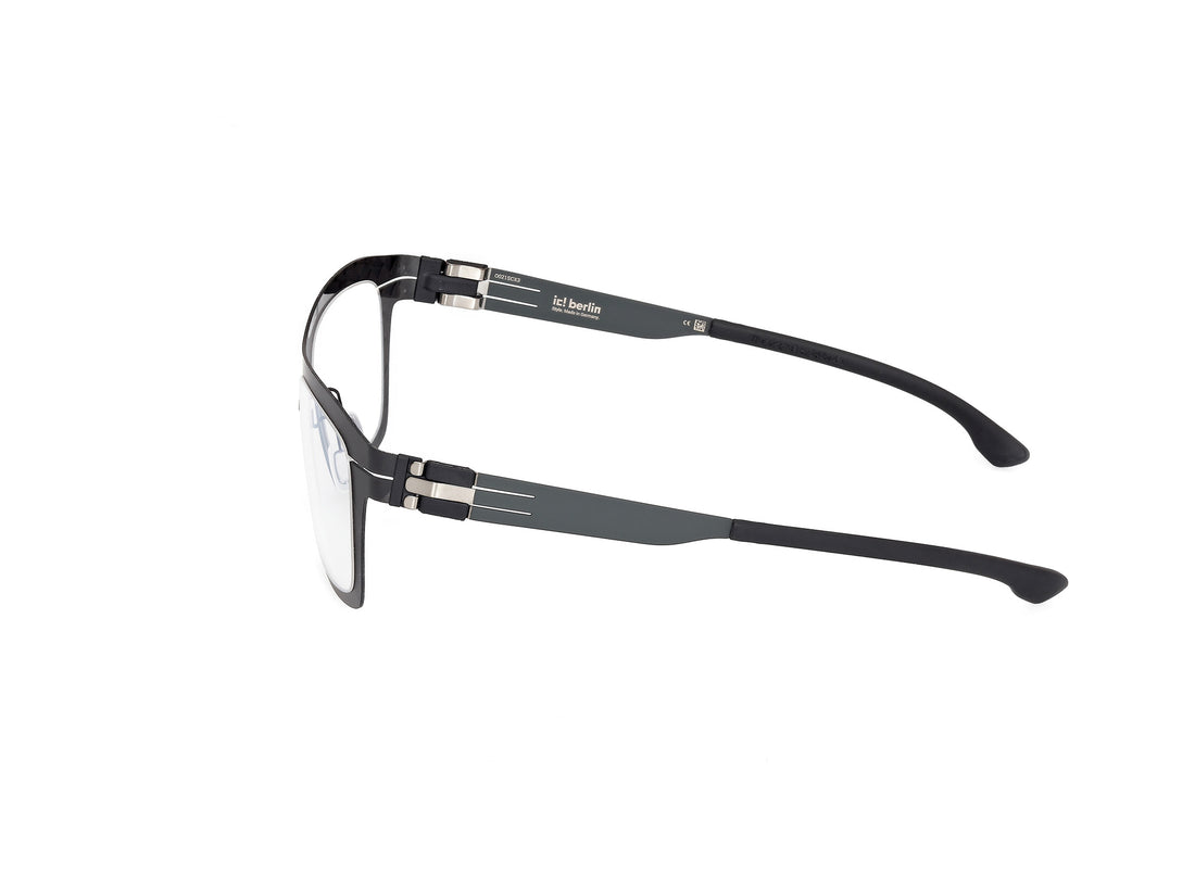 Lunettes de vue ic! berlin ic5018 flx_05 02a negro masculino taille 53mm - Vue détaillée
