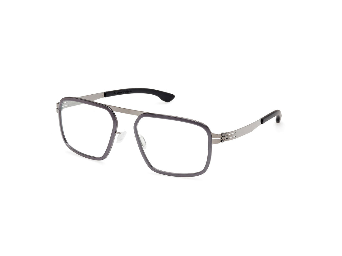 Óculos graduados ic! berlin ic5052 rhodium 05a negro masculino tamanho 54mm - Vista principal