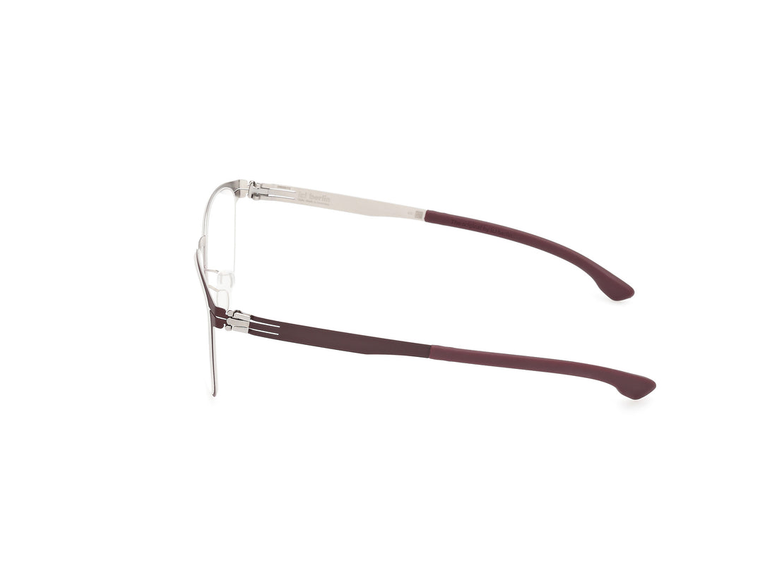 Lunettes de vue ic! berlin ic5065 tilmann 071 burdeos masculino taille 53mm - Vue détaillée