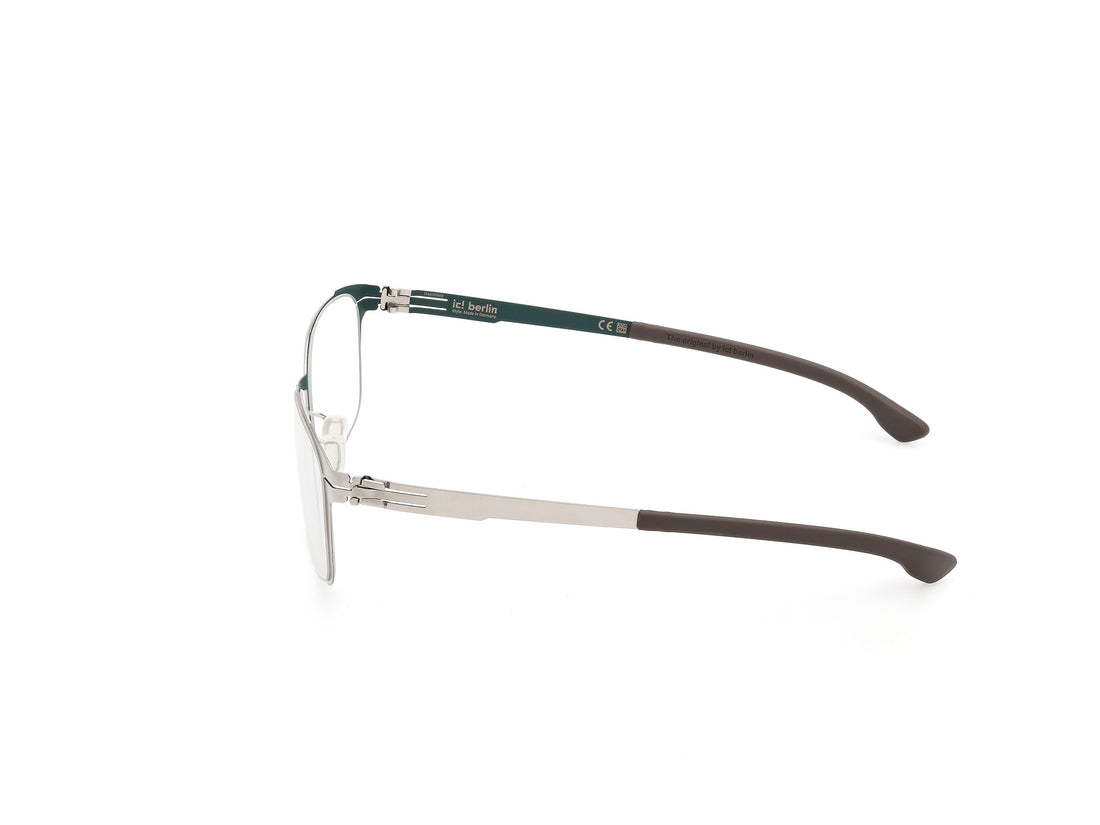Óculos graduados ic! berlin ic5139 remy 098 verde masculino tamanho 55mm - Vista de detalhe