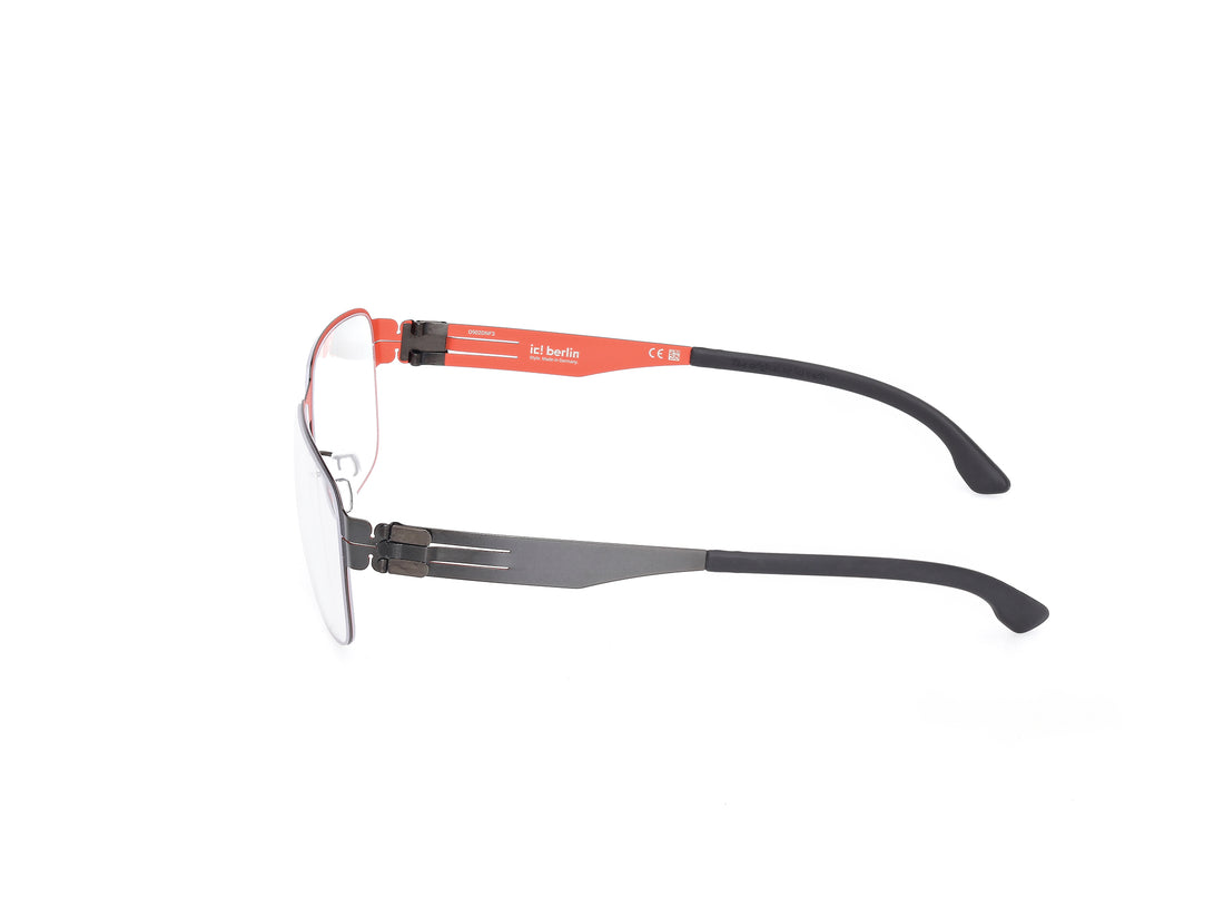 Lunettes de vue ic! berlin ic5156 silvan 005 negro square masculino taille 58mm - Vue détaillée