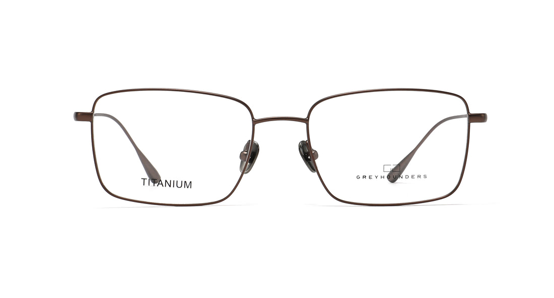 Brillen greyhounders roy c3 s brown marron rectangular masculino größe 55mm - Detailansicht