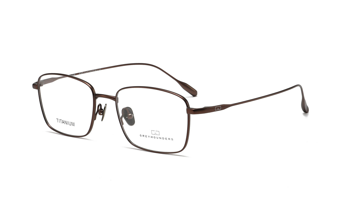Brillen greyhounders duk c5 s cofee marron rectangular masculino größe 53mm - Hauptansicht