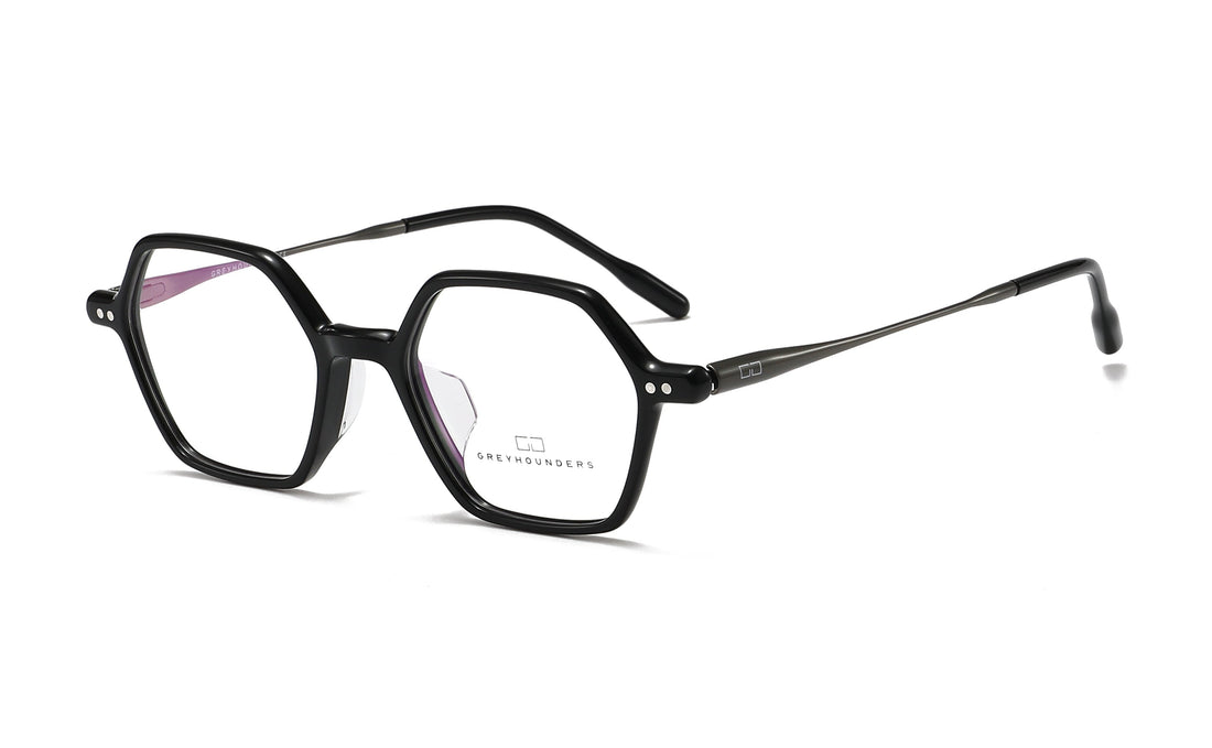 Brillen greyhounders galle c1 s black negro geometric unisex größe 51mm - Hauptansicht