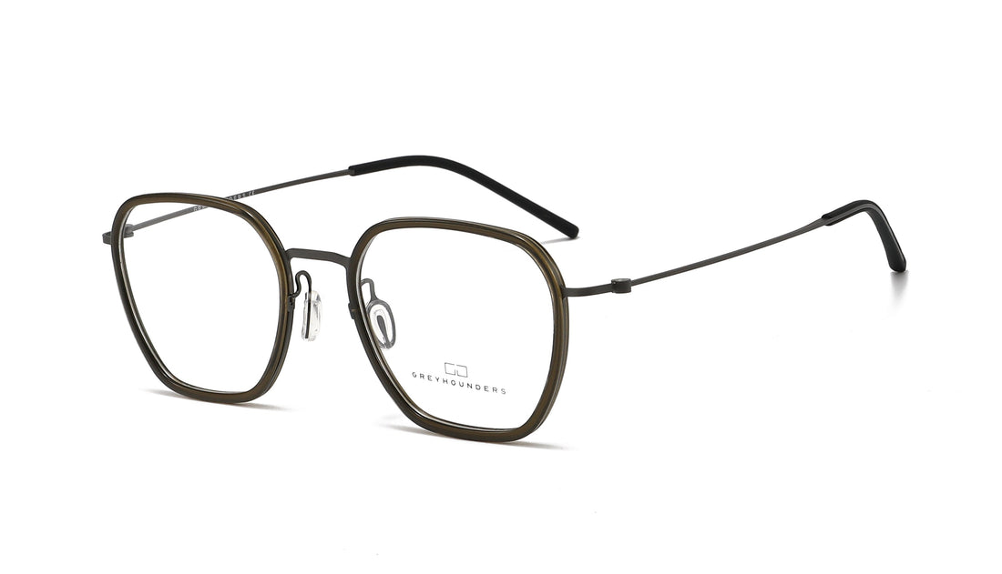 Brillen greyhounders 8044 c3 s tea verde geometric unisex größe 52mm - Hauptansicht