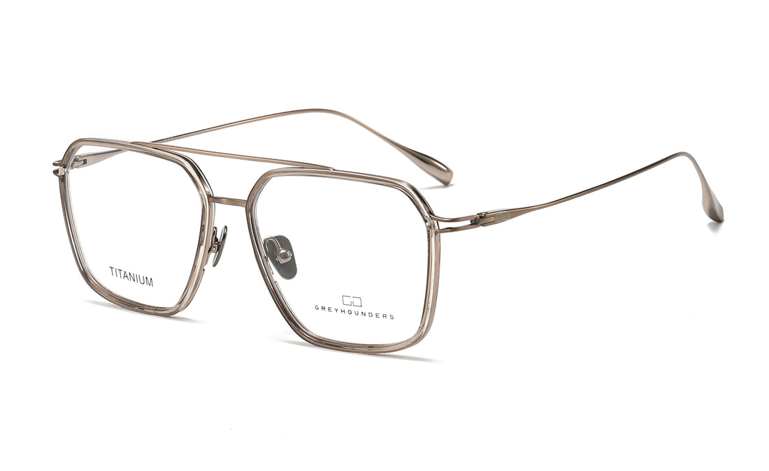 Brillen greyhounders tanos c6 s brown marron pilot unisex größe 55mm - Hauptansicht