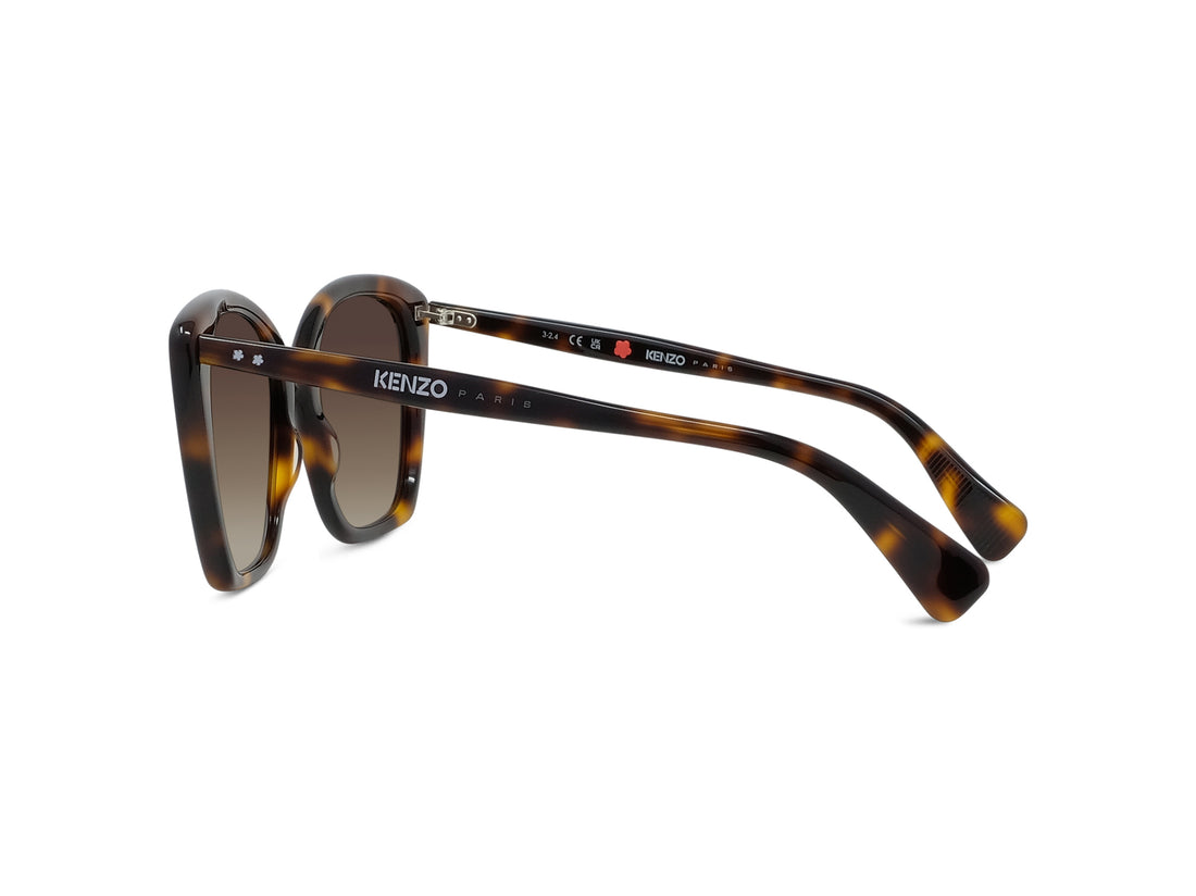 Sunglasses kenzo boke flower kz40209i 53f havana butterfly femenino size 55mm - Detailed view