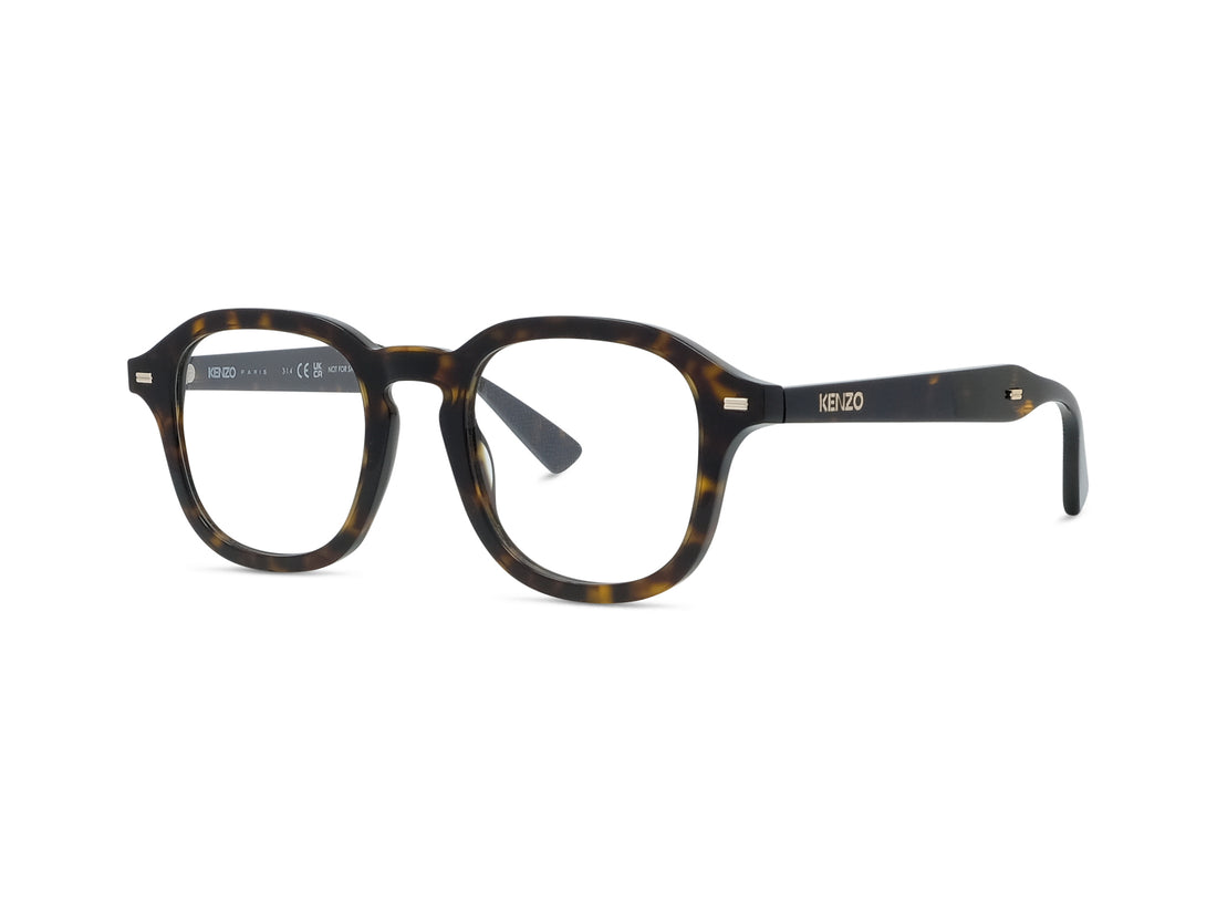 Lunettes de vue kenzo weave kz50226i 052 havana geometric masculino taille 48mm - Vue principale