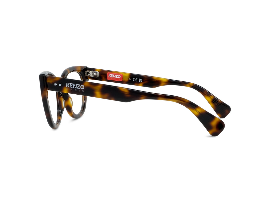 Lunettes de vue kenzo boke flower kz50227i 053 havana cat eye femenino taille 52mm - Vue détaillée